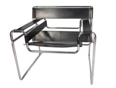 Vintage Pair of Wassily Style Armchairs