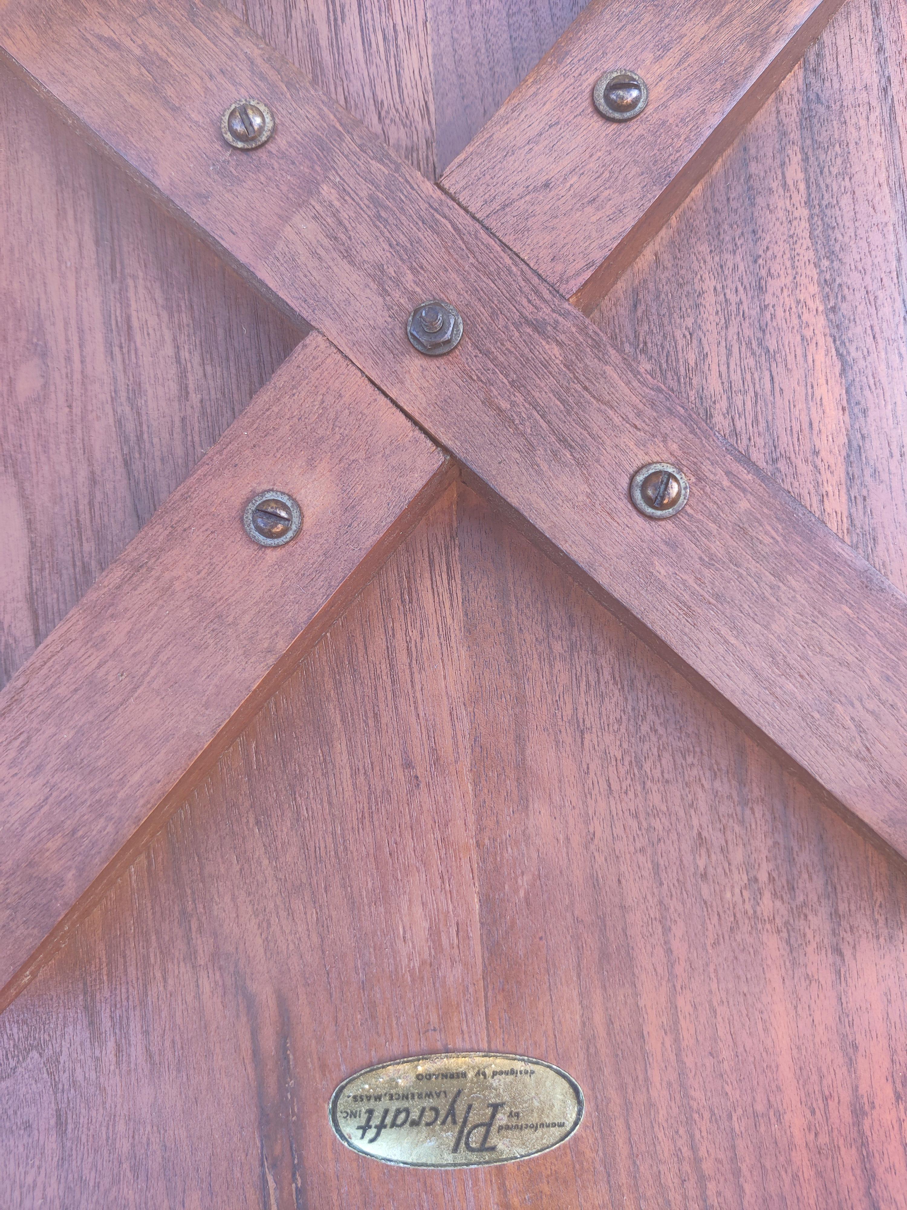 Vintage Pair Pretzel WalnutPlywood Armchairs Norman Cherner Plycraft, Restored For Sale at 1stDibs