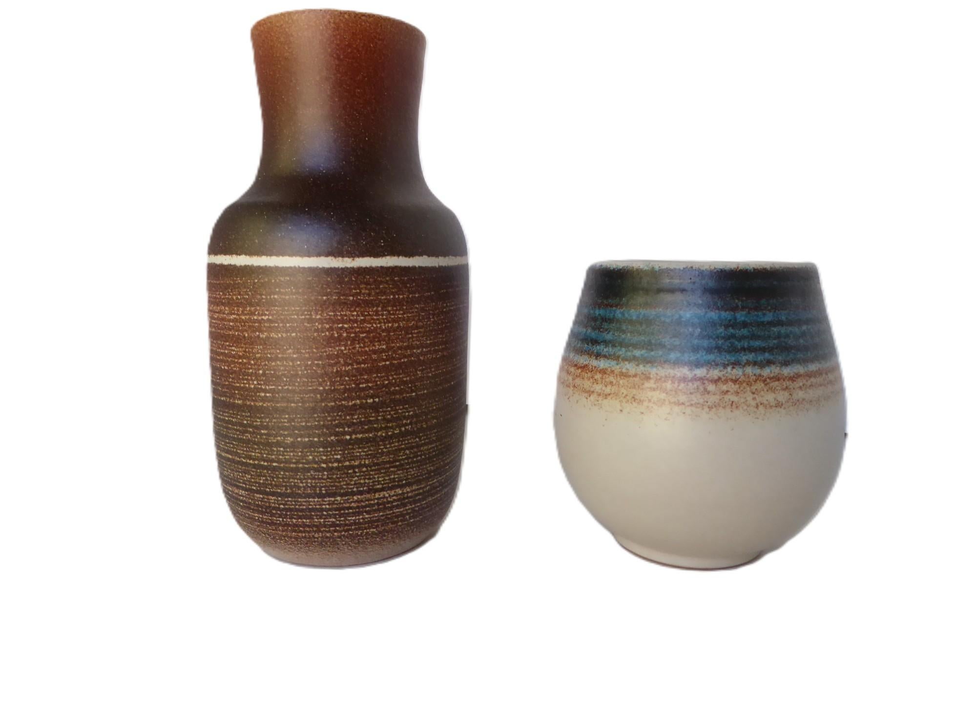 Moderne Paire de vases en céramique Serra Gallery, Josep Serra, Espagne, années 1970 en vente