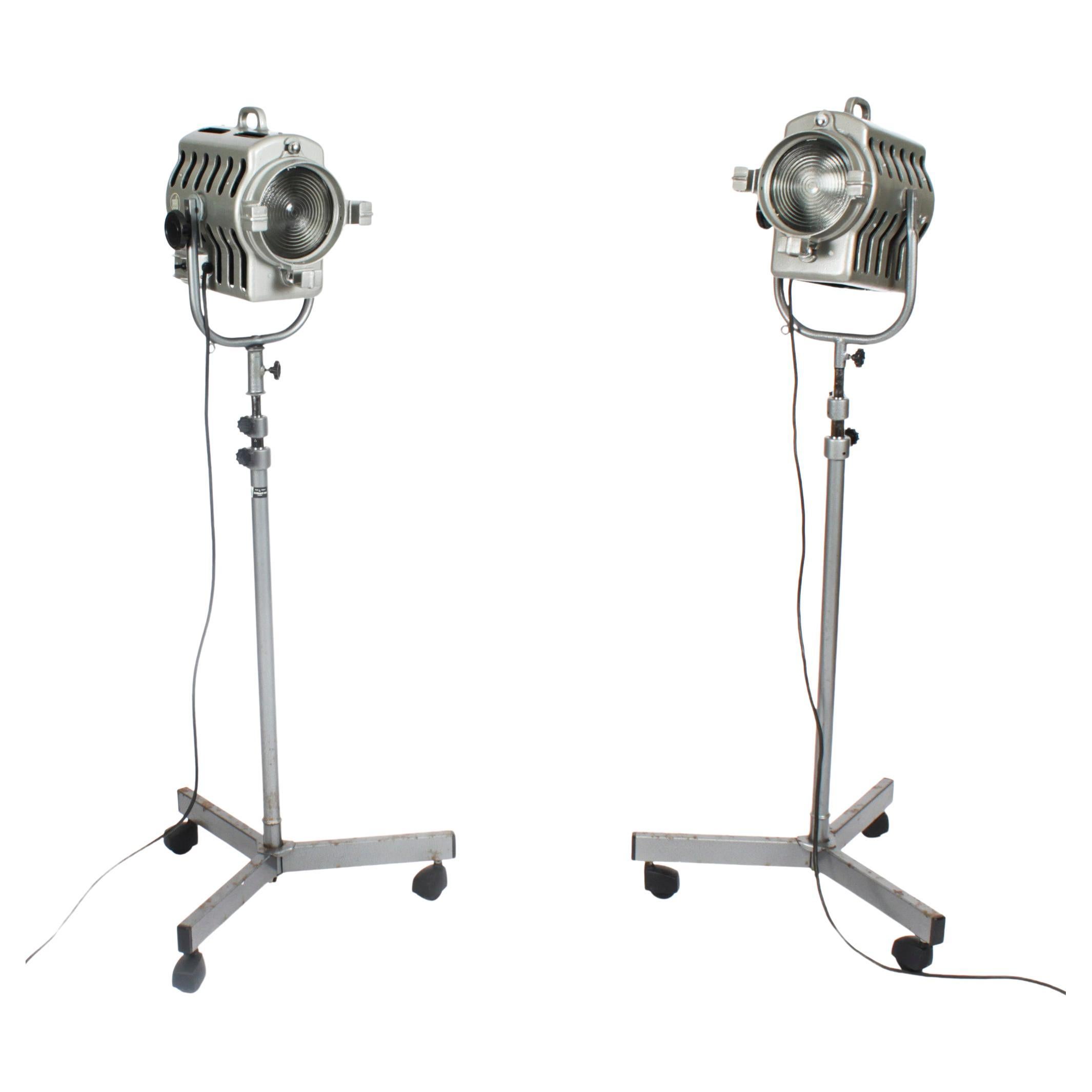 Impressive old studio tripod spotlight at 1stDibs