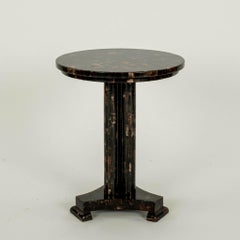 Vintage Pair Tessellated Horn Side Tables