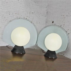 Paire de lampes de bureau Tikal 1555 vintage de Pier Giuseppe Ramella pour Flos-Arteluce
