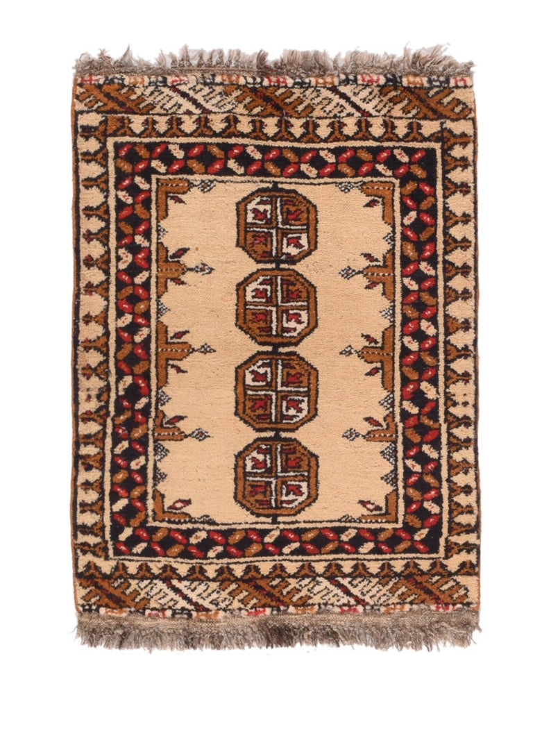 Vintage Pak Bokhara Rug For Sale at 1stDibs