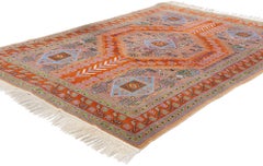 Vintage Pakistani Bokhara Carpet