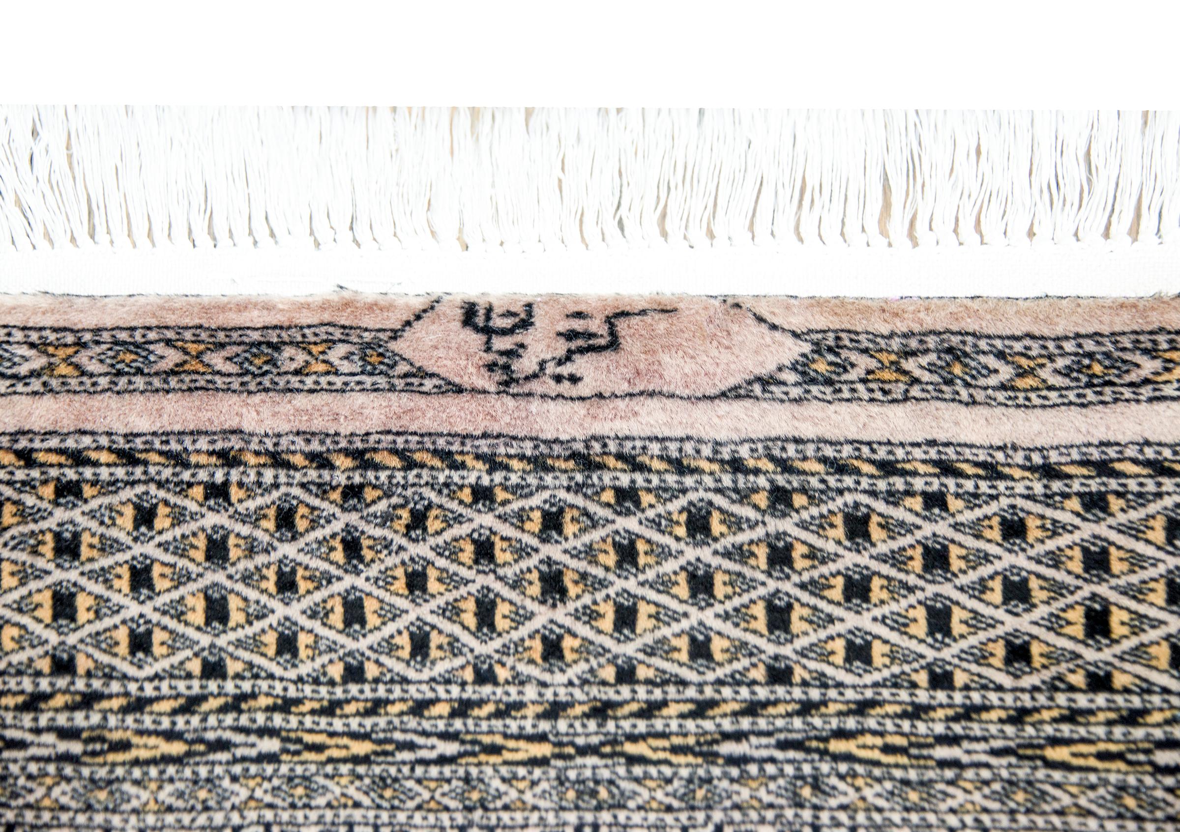Vintage Pakistani Bokhara Rug For Sale 6