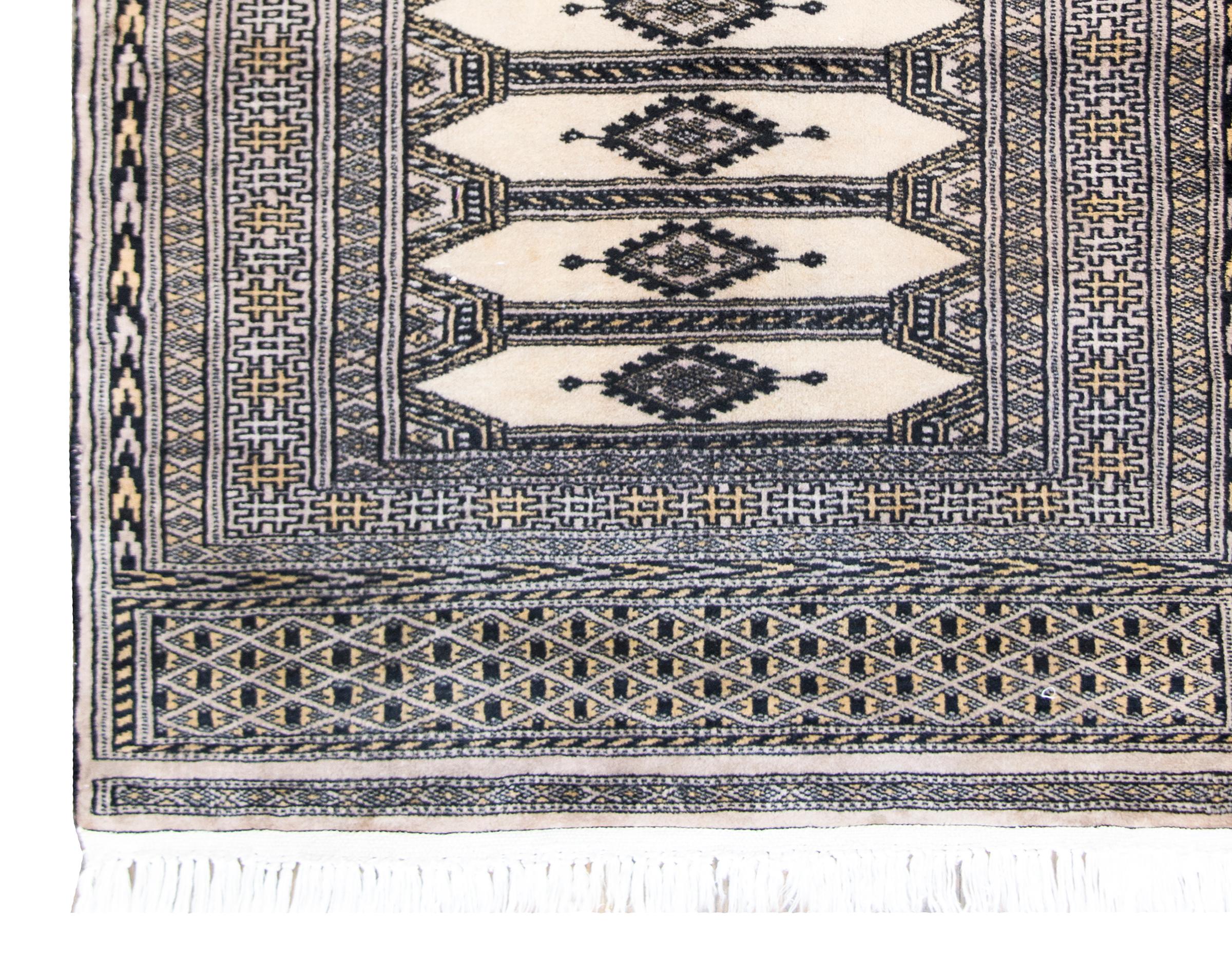 Vintage Pakistani Bokhara Rug For Sale 7