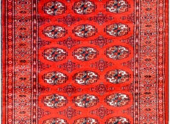 Vintage Pakistani Bokhara Rug