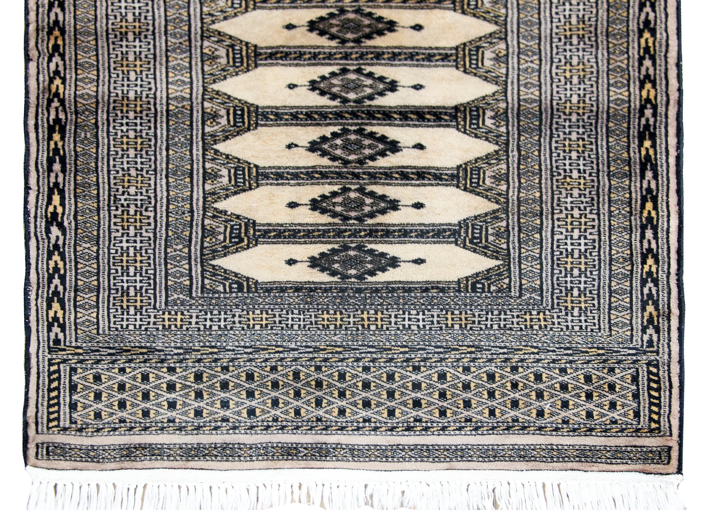Vintage Pakistani Bokhara Rug For Sale 2