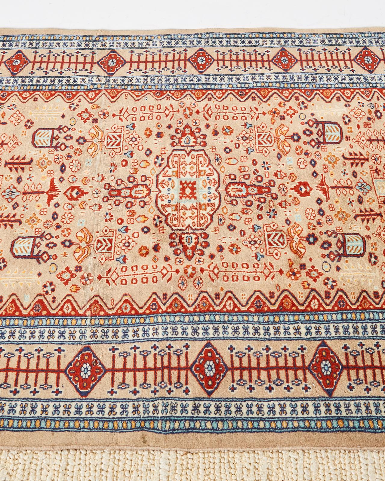 Vintage Pakistani Hand Knotted Rug Carpet 2