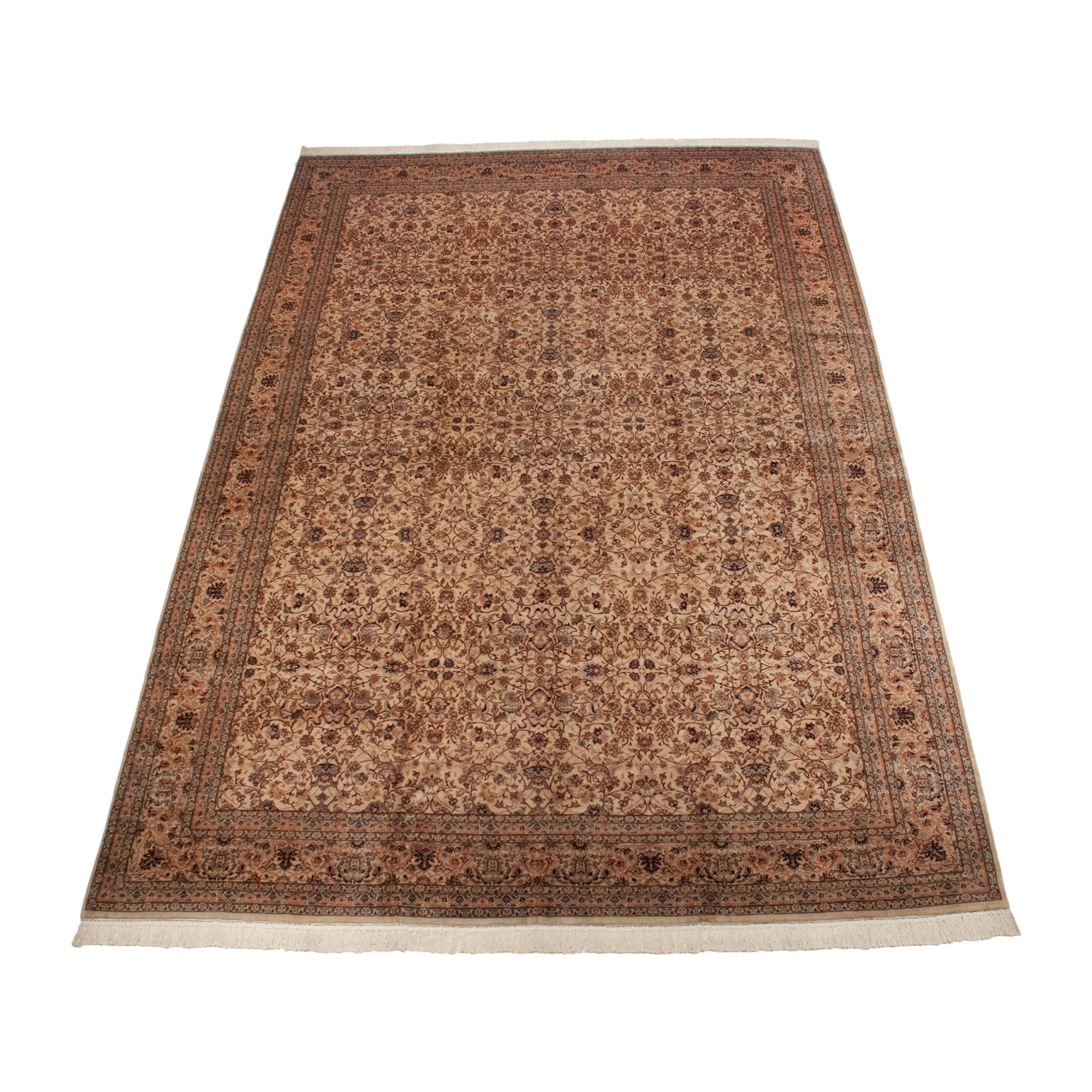 Pakistanischer Isfahan-Teppich im Vintage-Stil