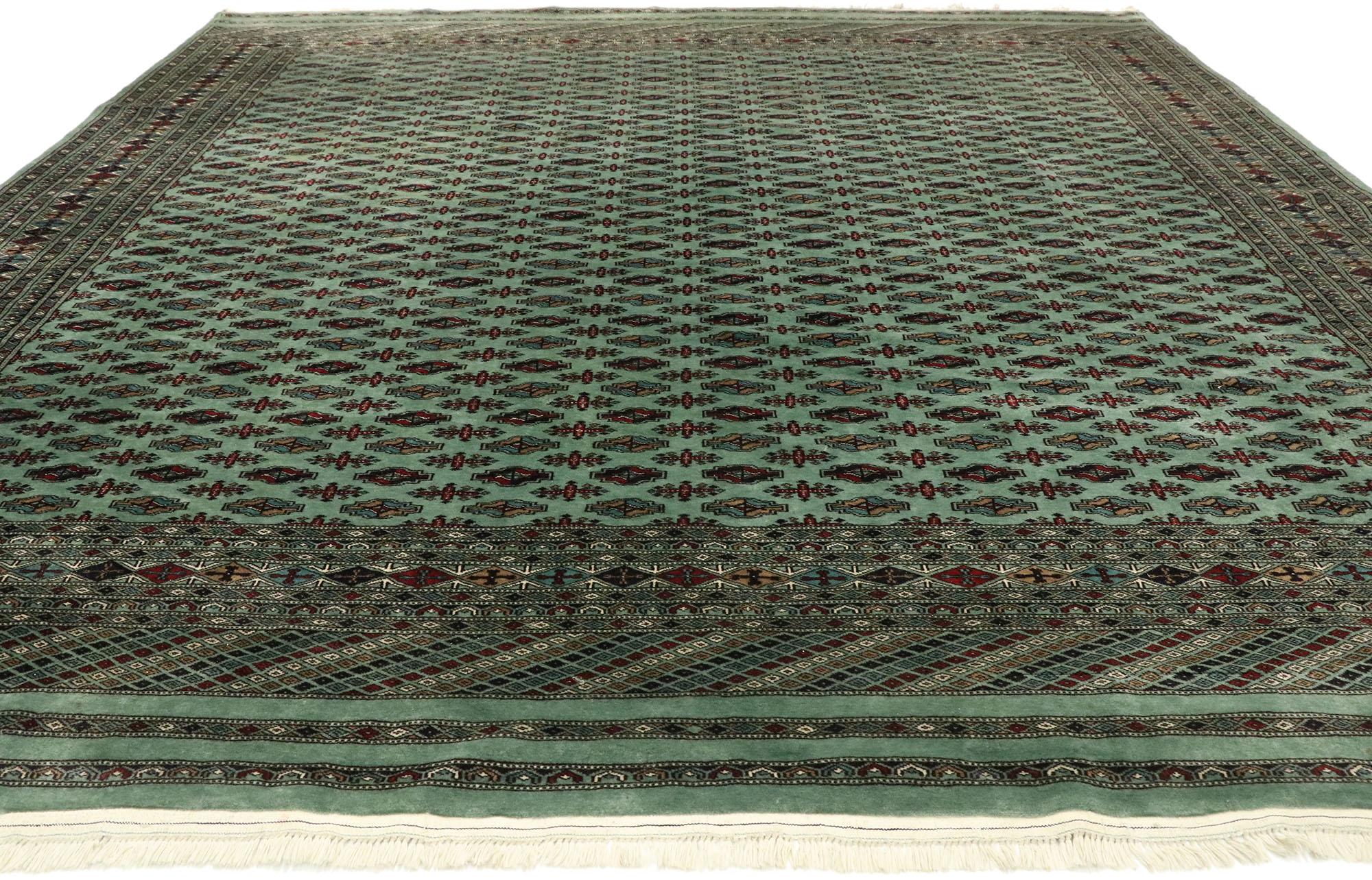 bokhara rug green