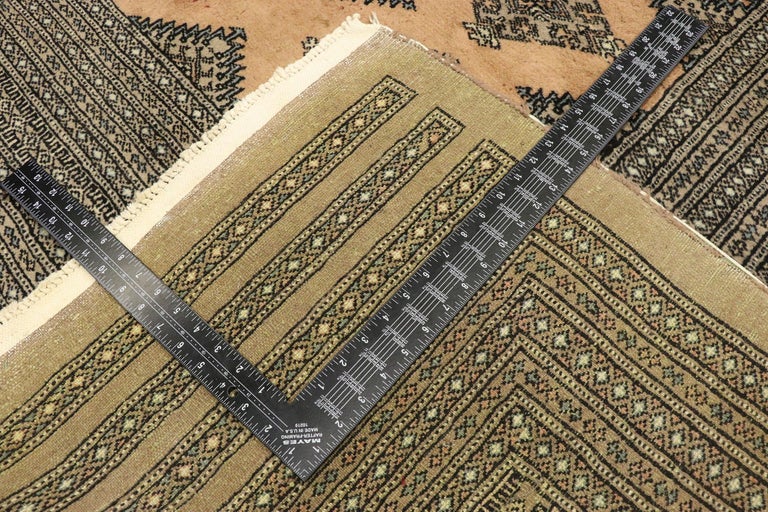 Tapis De Coureur Bokhara Jaldar 2'7 X 9'7 - Noué Main - Laine - Pakistan