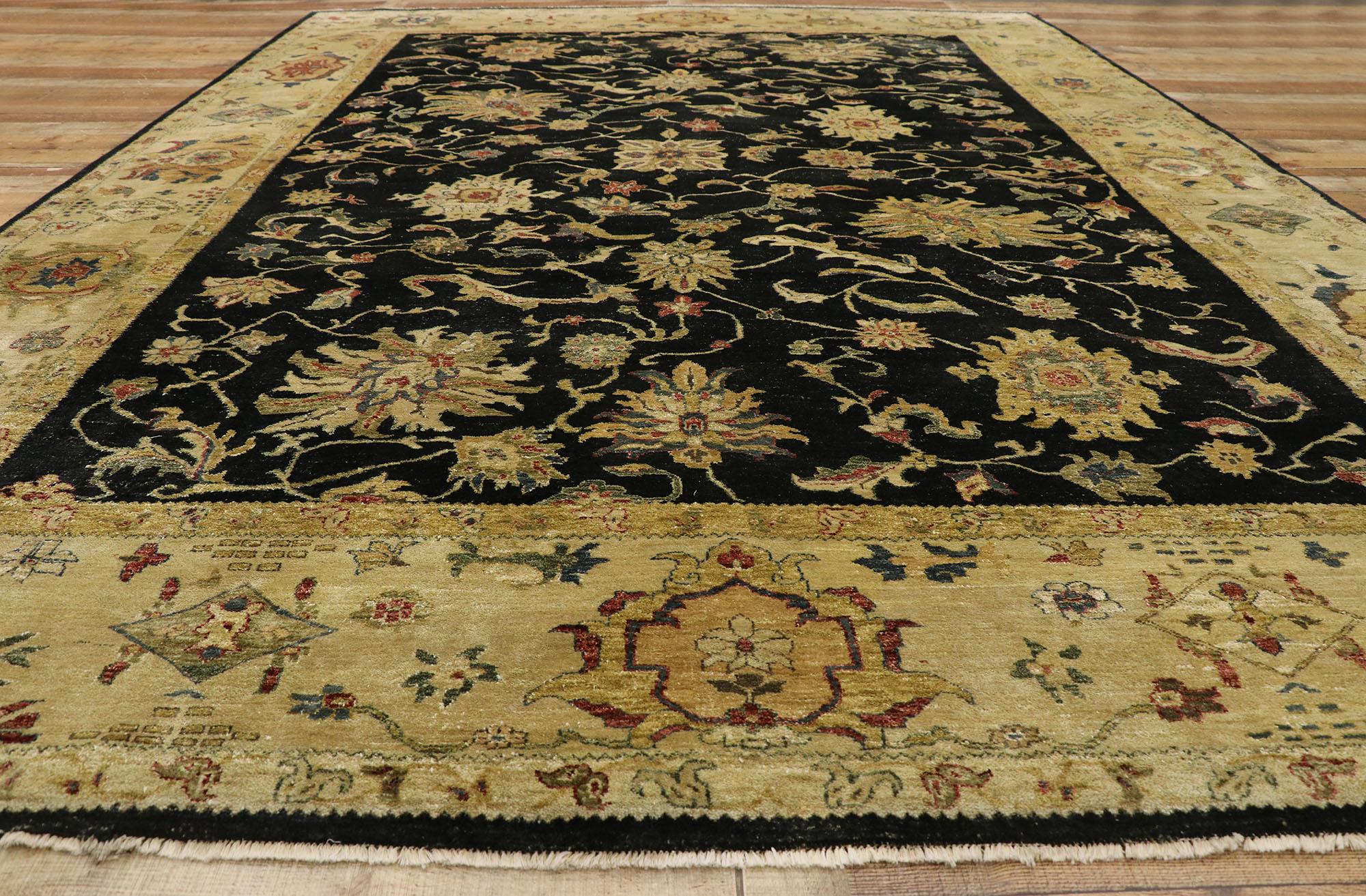 Lana Tappeto Tabriz pakistano vintage, 10'00 x 14'00 in vendita