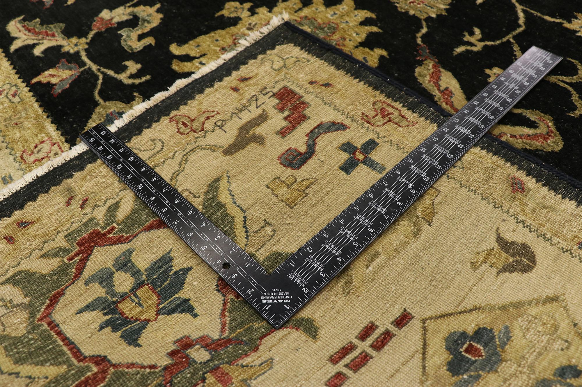 Tappeto Tabriz pakistano vintage, 10'00 x 14'00 In condizioni buone in vendita a Dallas, TX