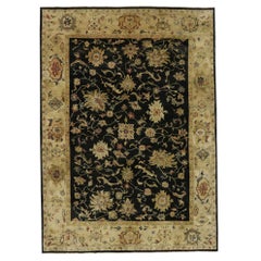 Pakistanischer Vintage-Teppich im persischen Design im modernen amish-Stil im Vintage-Stil