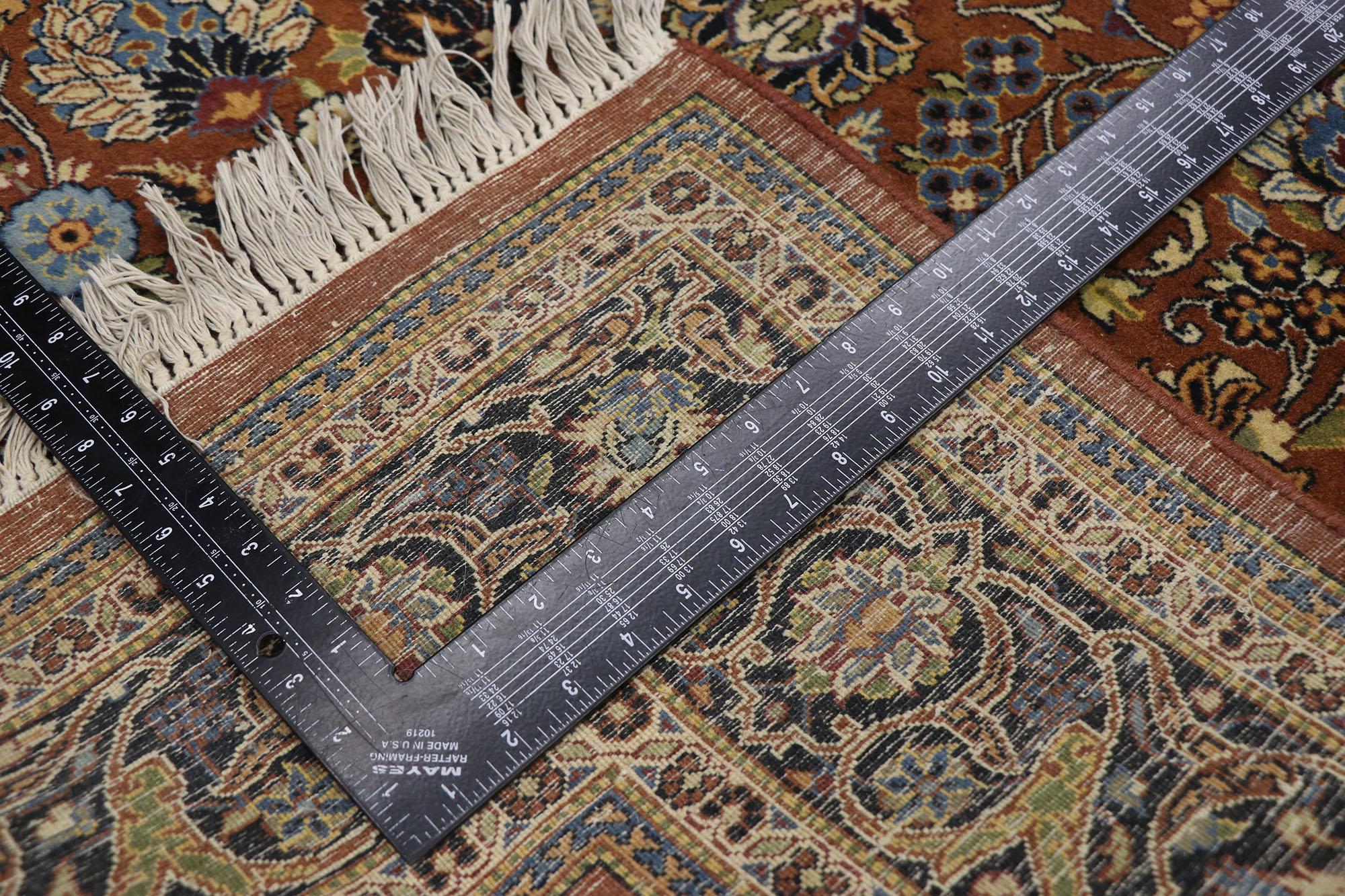 Hand-Knotted Vintage Pakistani Rug For Sale