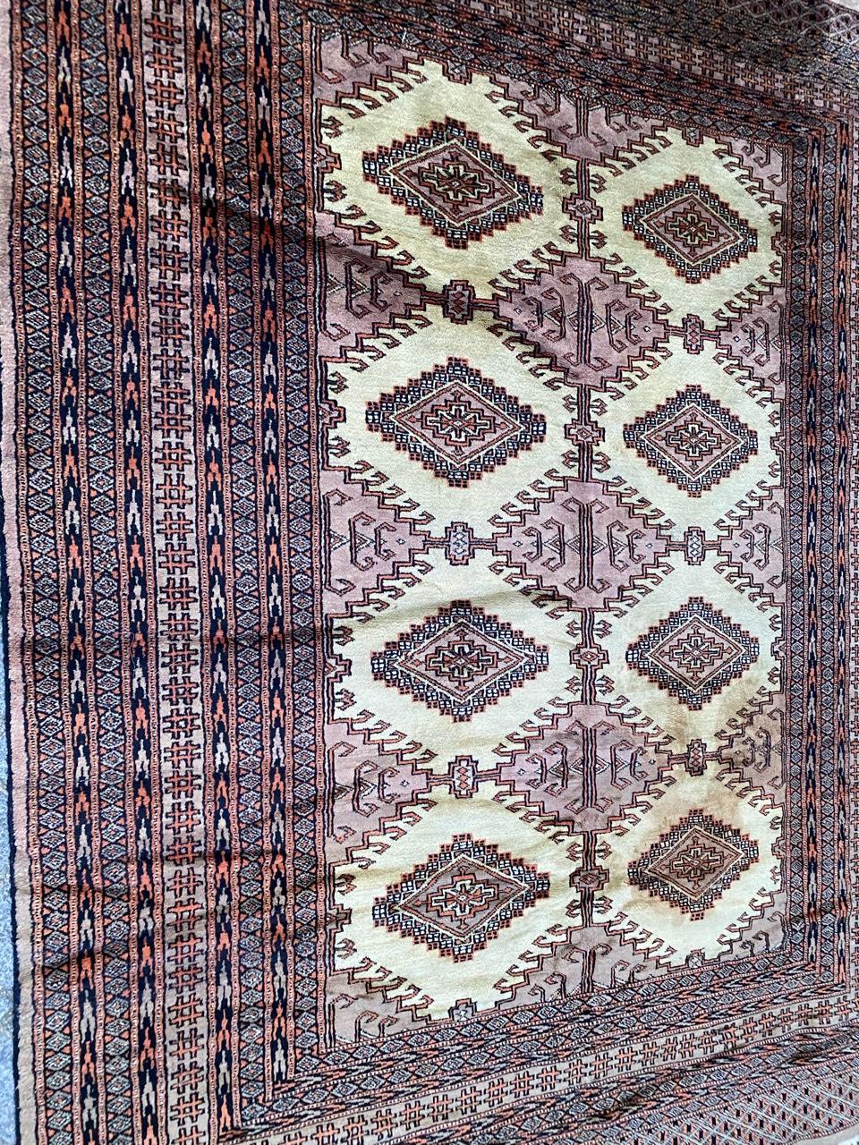 Pakistanischer Vintage-Teppich (Wolle) im Angebot