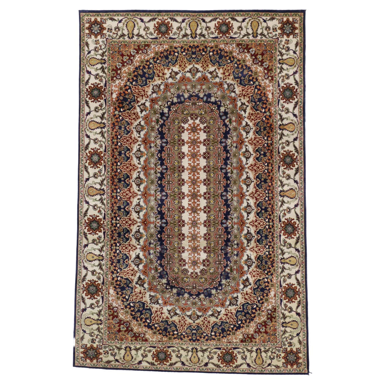 Vintage Pakistani Rug with Colonial Arts and Crafts Style For Sale at ...