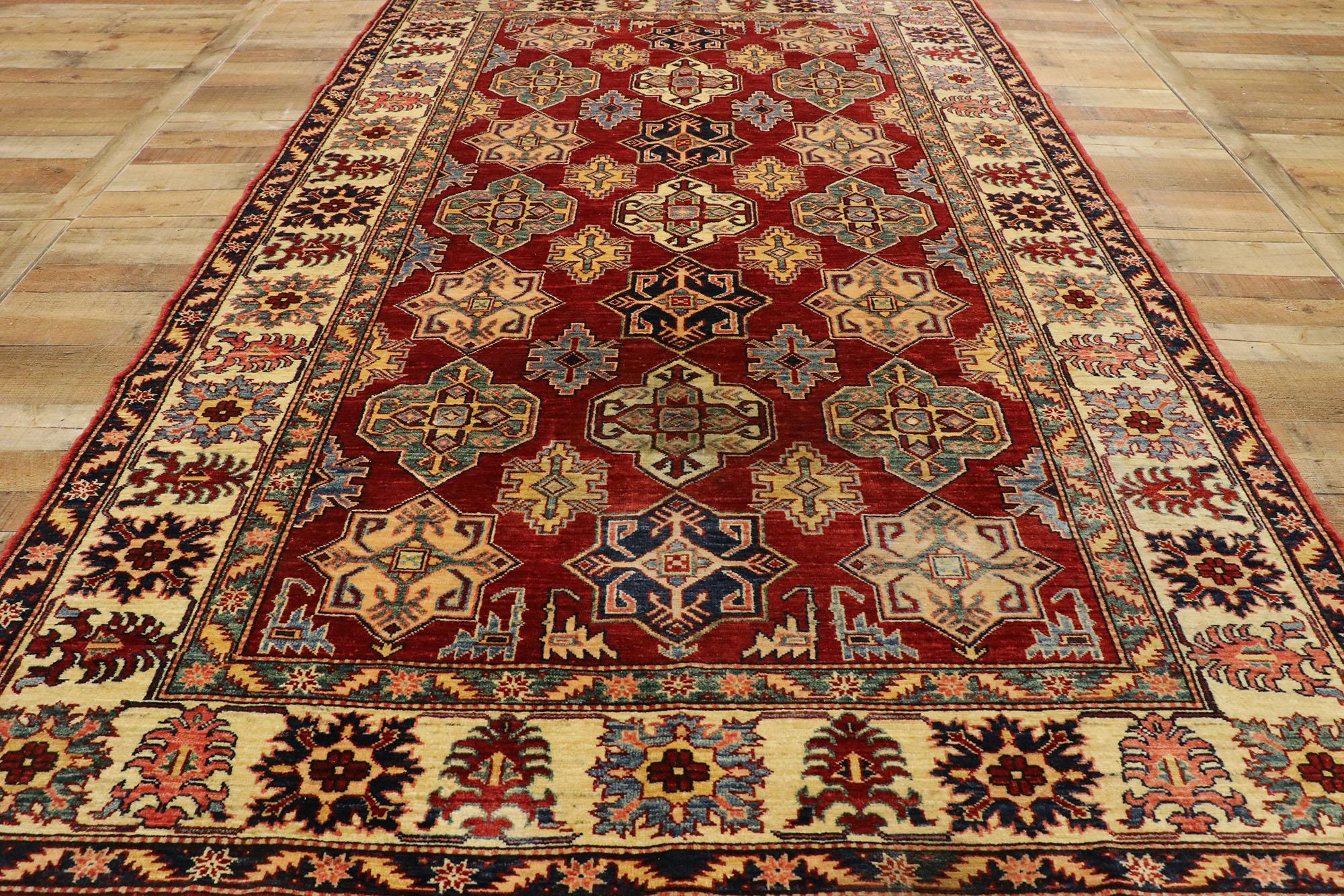 Vintage Pakistani Rug with Modern American Colonial Style For Sale 2