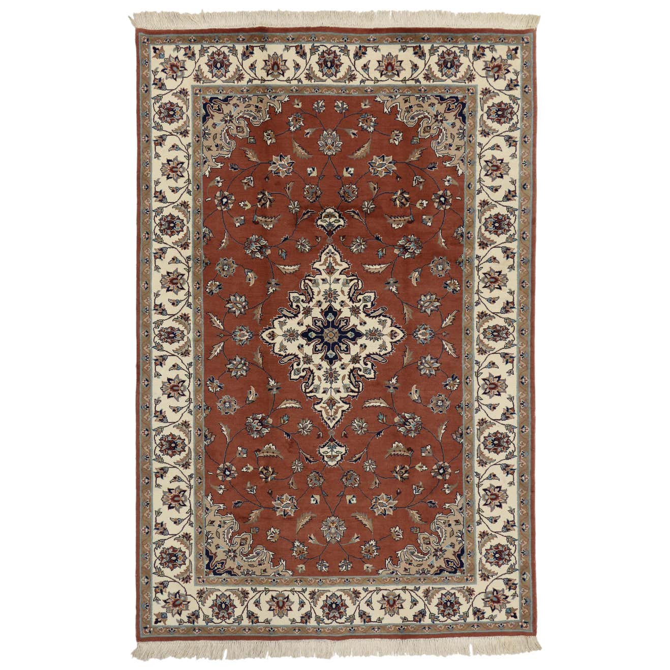 Vintage Pakistani Rug with Persian Design with Arabesque Arts and ...