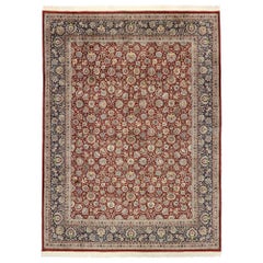 Vintage Pakistani Rug with Persian Tabriz Design and Old World Victorian Style