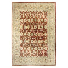 Used Pakistani Rug with Rustic Arts and Crafts Style