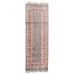 Tapis de couloir pakistanais vintage