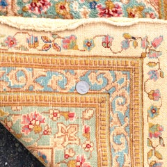 Vintage Palace Size Persian Kirman Floral Wool Oriental Rug, circa 1950