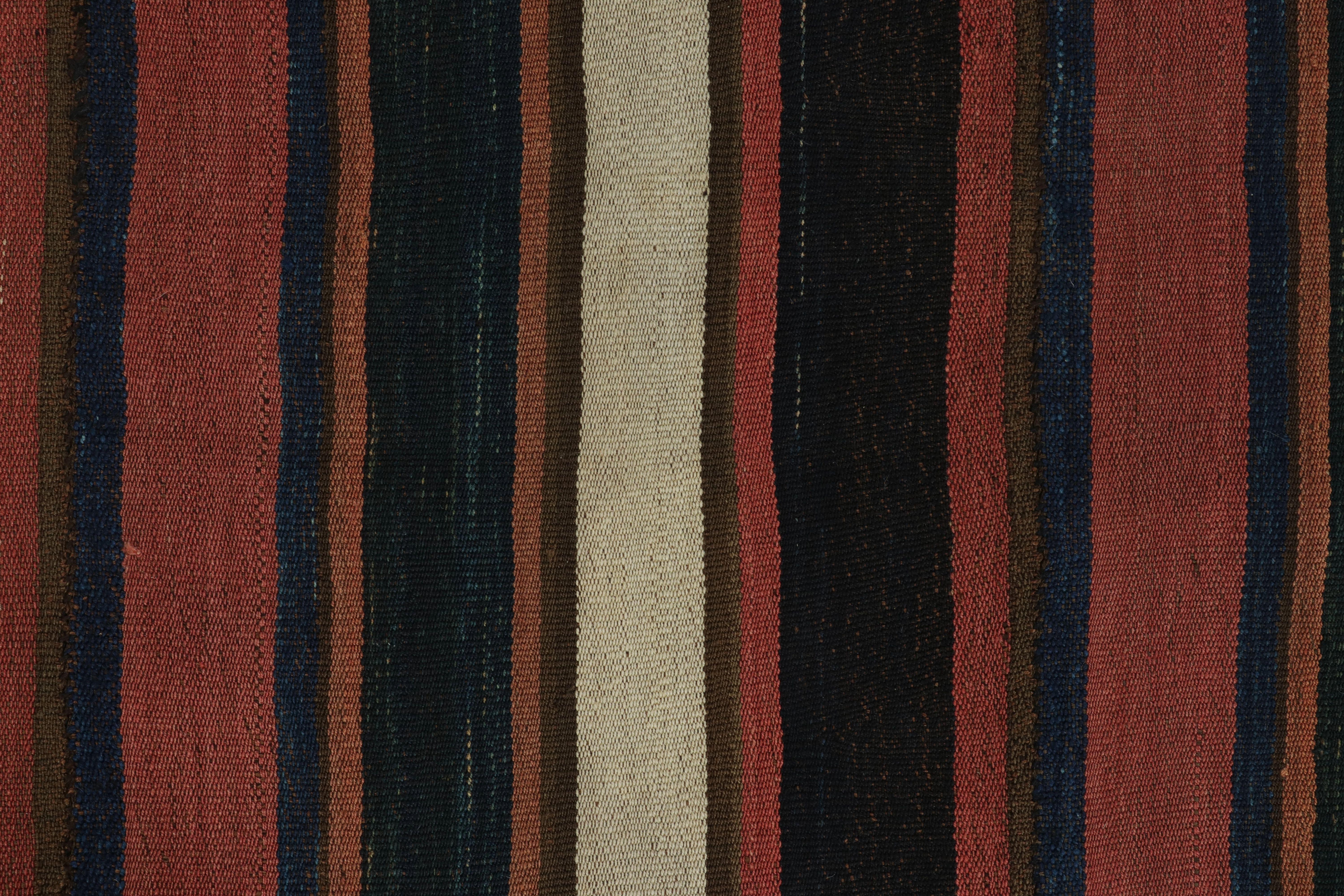 Vintage Palas Bidjar Persischer Kilim, reiche mehrfarbige Streifen - Rug & Kilim (Kelim) im Angebot