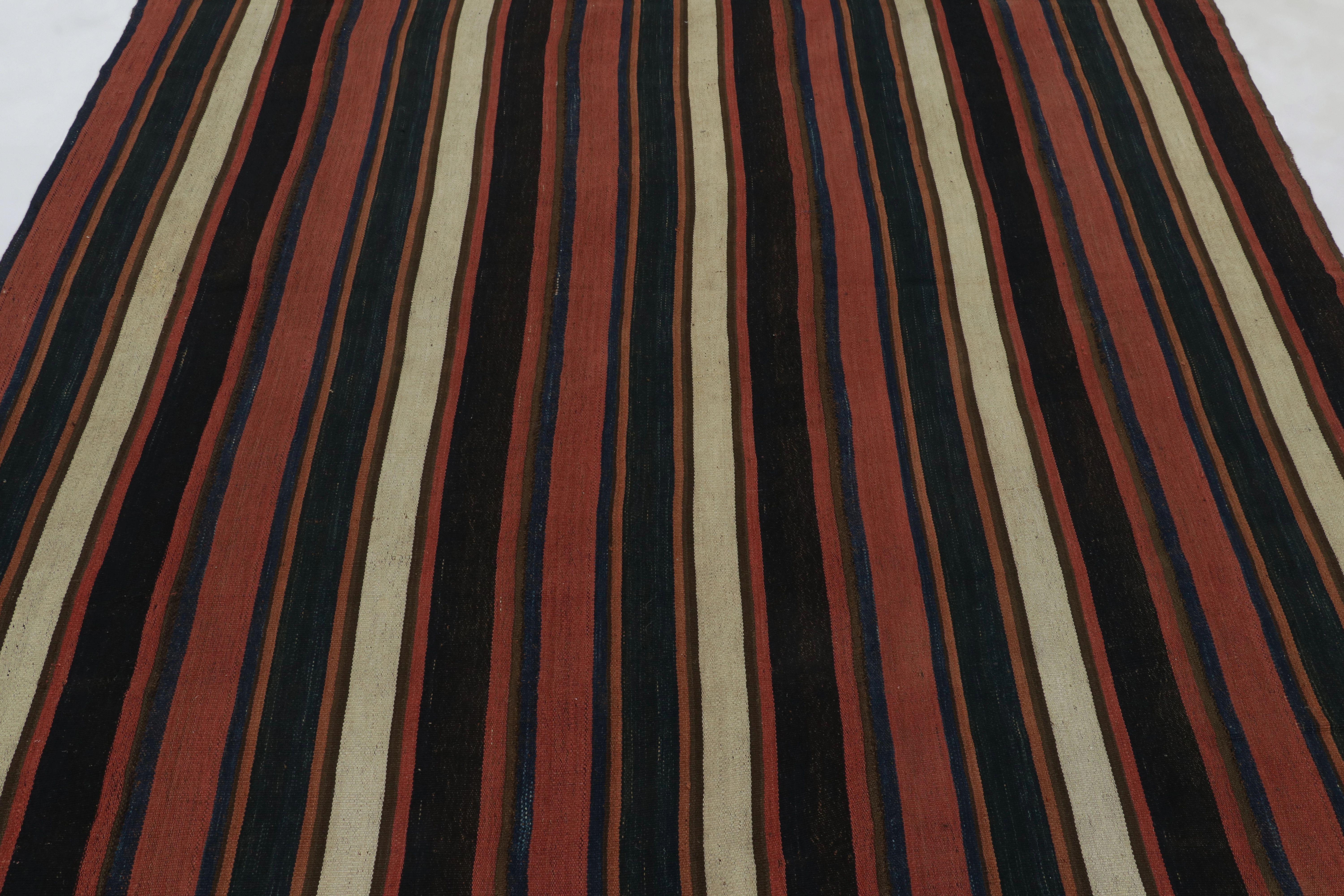 Vintage Palas Bidjar Persischer Kilim, reiche mehrfarbige Streifen - Rug & Kilim im Zustand „Gut“ im Angebot in Long Island City, NY