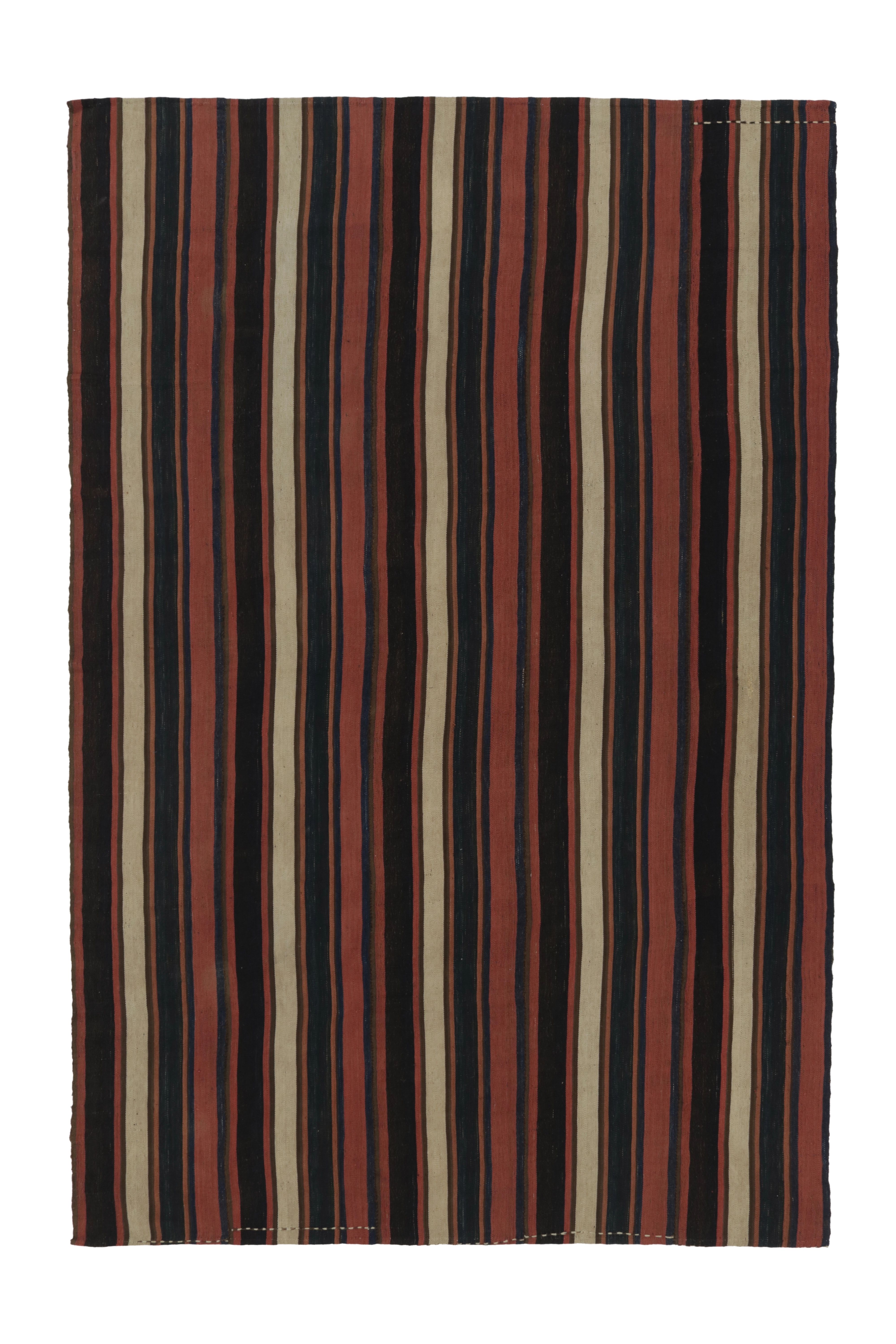 Vintage Palas Bidjar Persischer Kilim, reiche mehrfarbige Streifen - Rug
Kilim