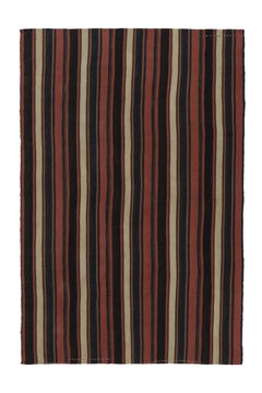 Vintage Palas Bidjar Persian Kilim, Rich Multicolor Stripes - Rug & Kilim