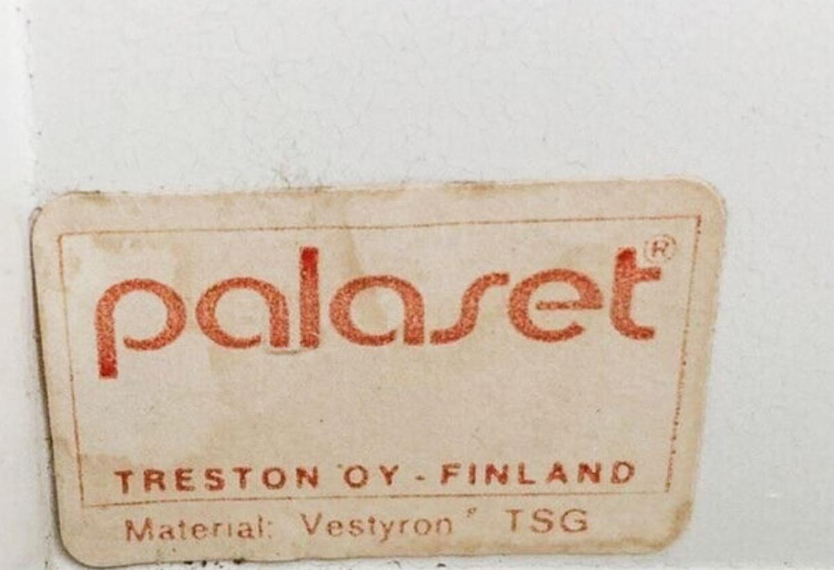 Finlandese Palaset Palanox Modular Storage Box Set of 10, Bianco, Finlandia, 1972 in vendita