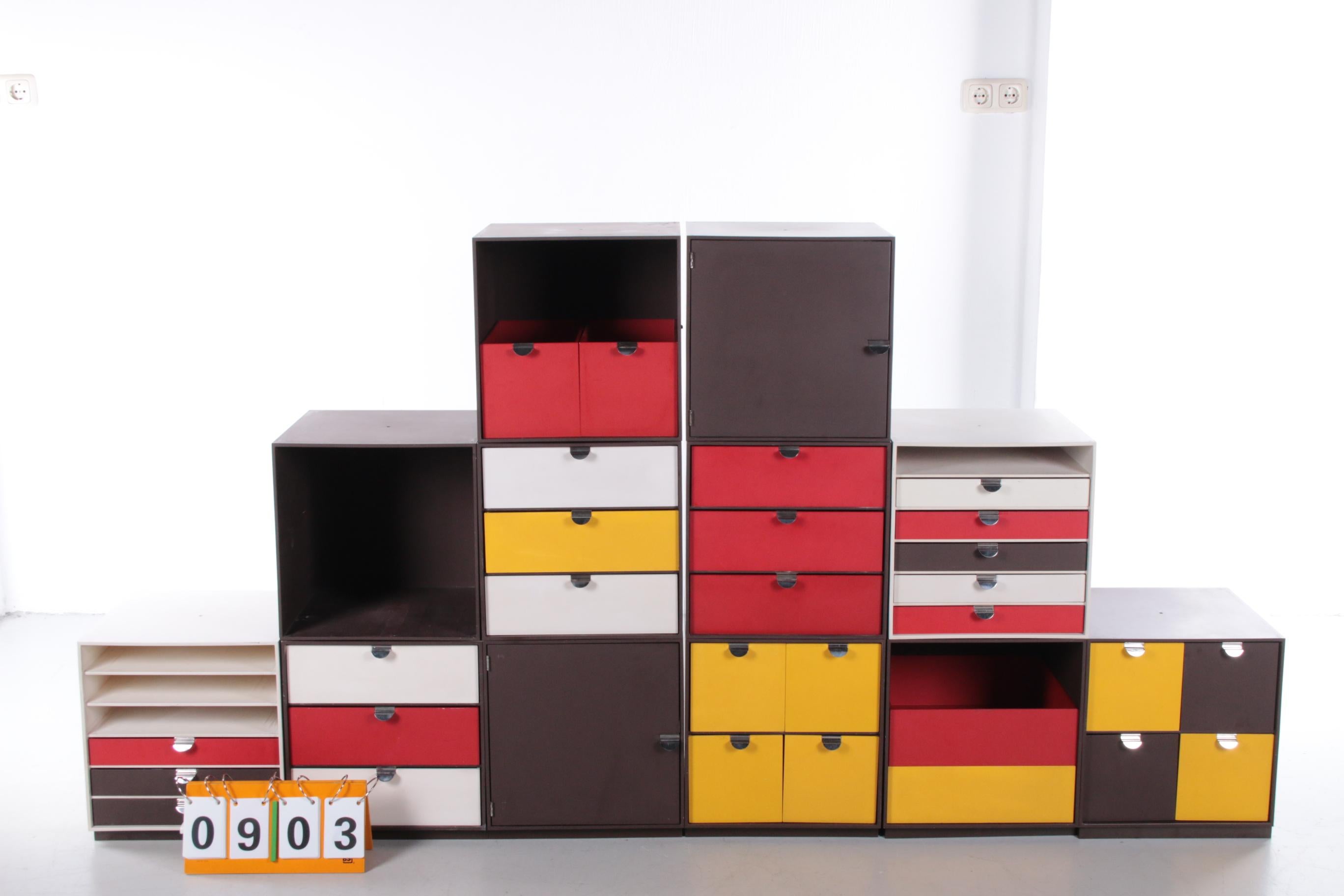 Boîtes de rangement modulaires Palaset Palanox vintage design Ristomatti Ratia  en vente 6