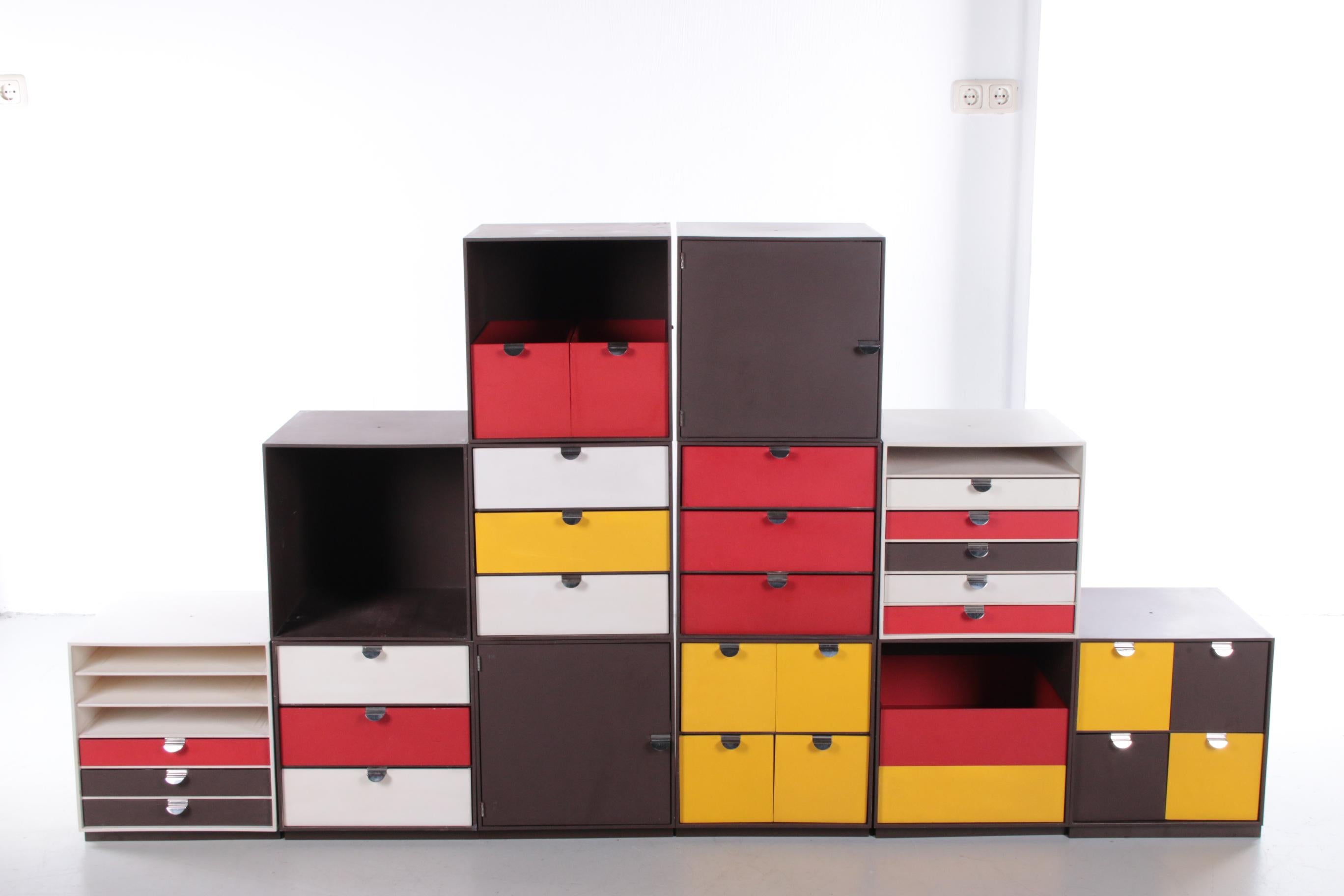 Finlandais Boîtes de rangement modulaires Palaset Palanox vintage design Ristomatti Ratia  en vente