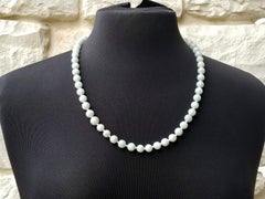 Vintage Pale Celadon Jade Necklace