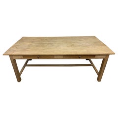 Vintage Pale Farmhouse Table