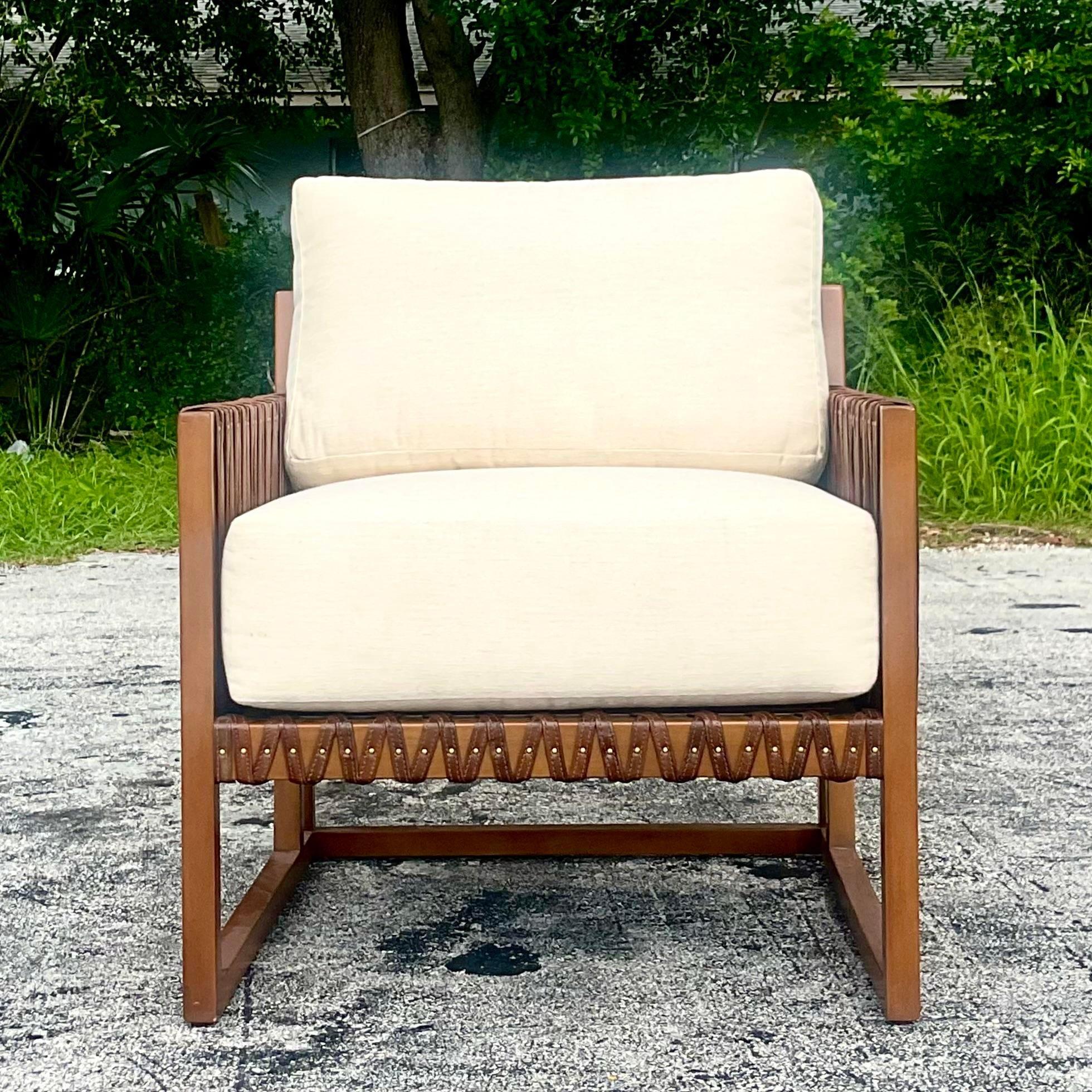 palecek commodore lounge chair