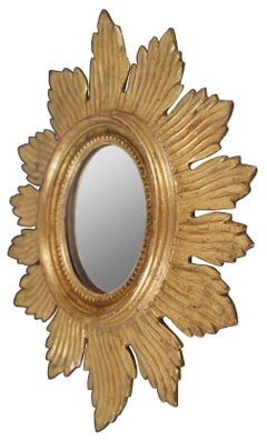 Vintage Palladio Italian Neoclassical Giltwood Wall Mirror Hollywood Regency