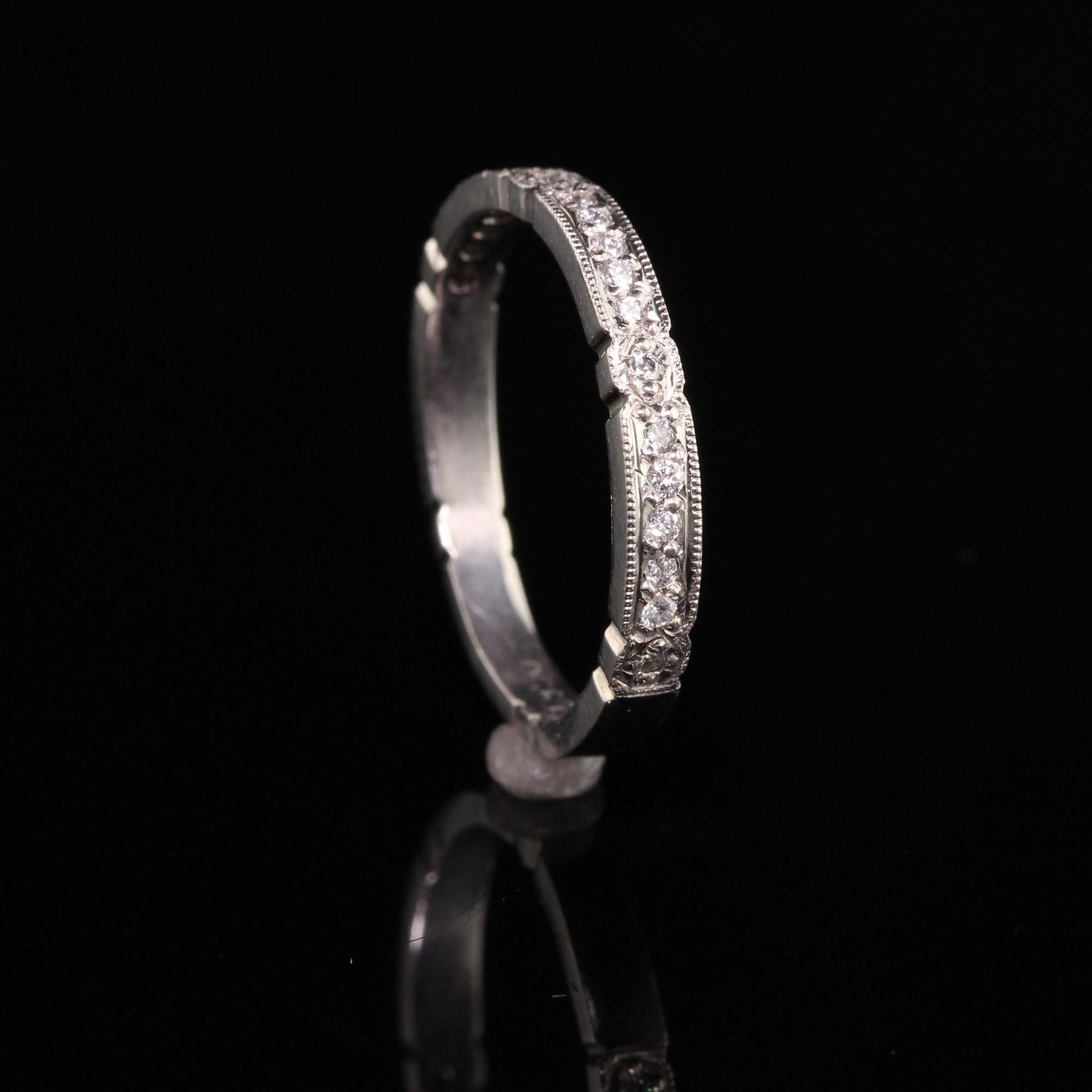 vintage palladium wedding rings