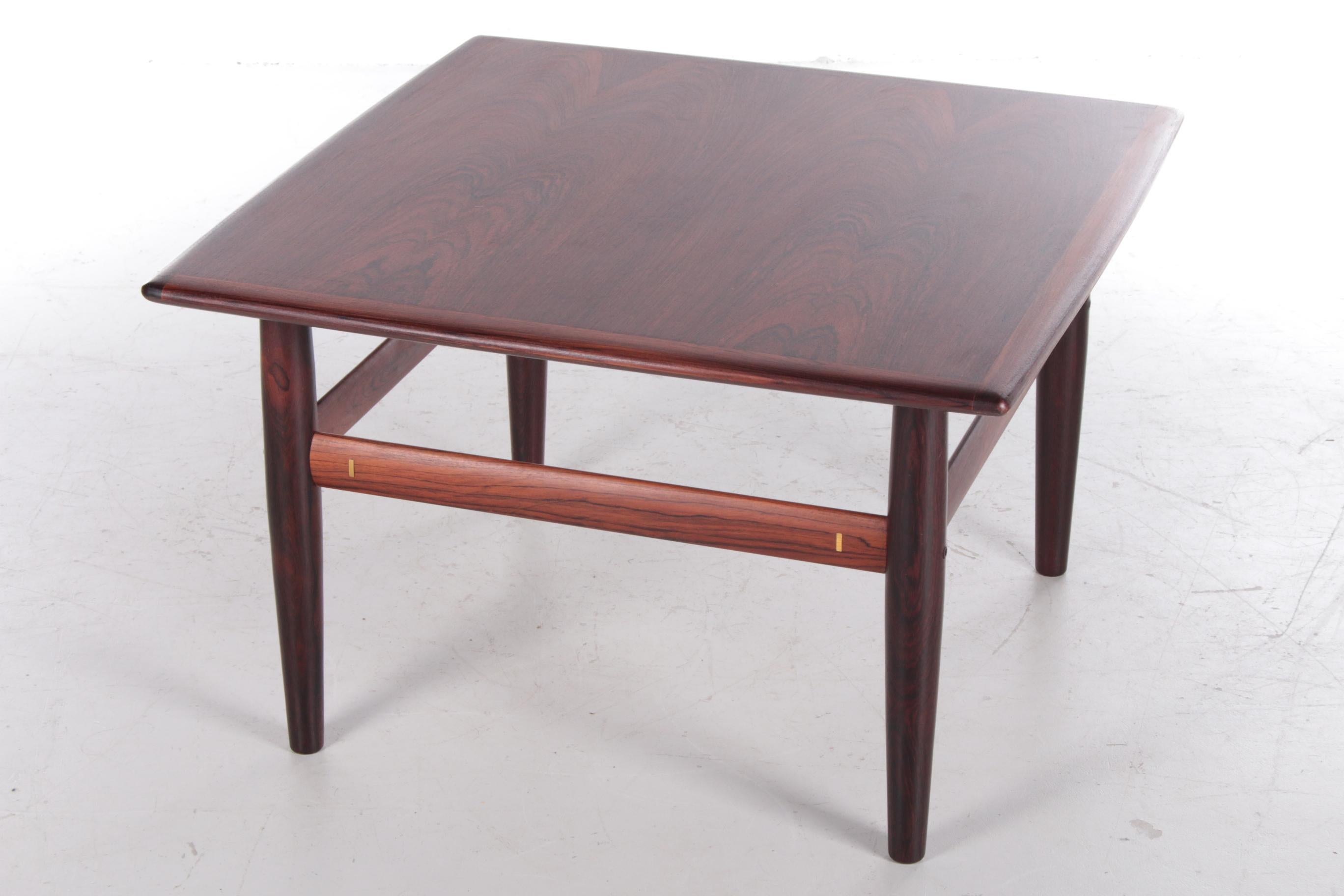 Mid-Century Modern Vintage Darkwood Coffee Table Pure Class 1960s