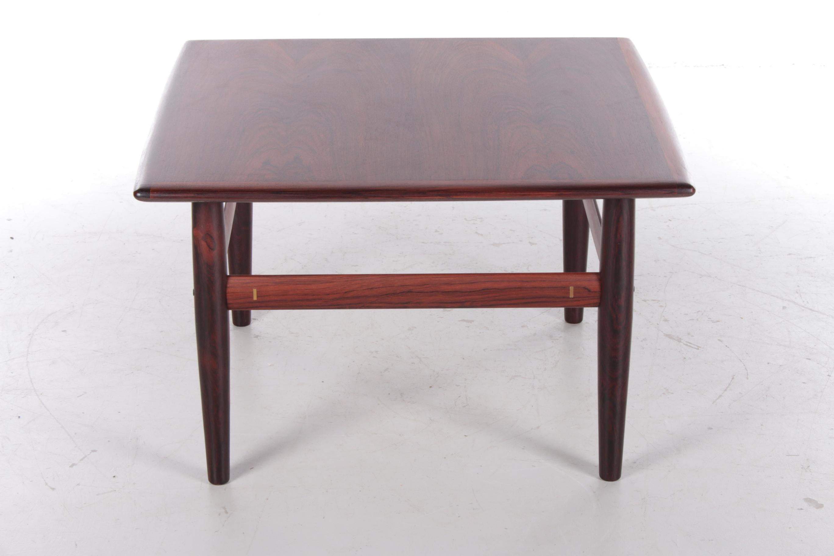 Vintage Darkwood Coffee Table Pure Class 1960s In Good Condition In Oostrum-Venray, NL