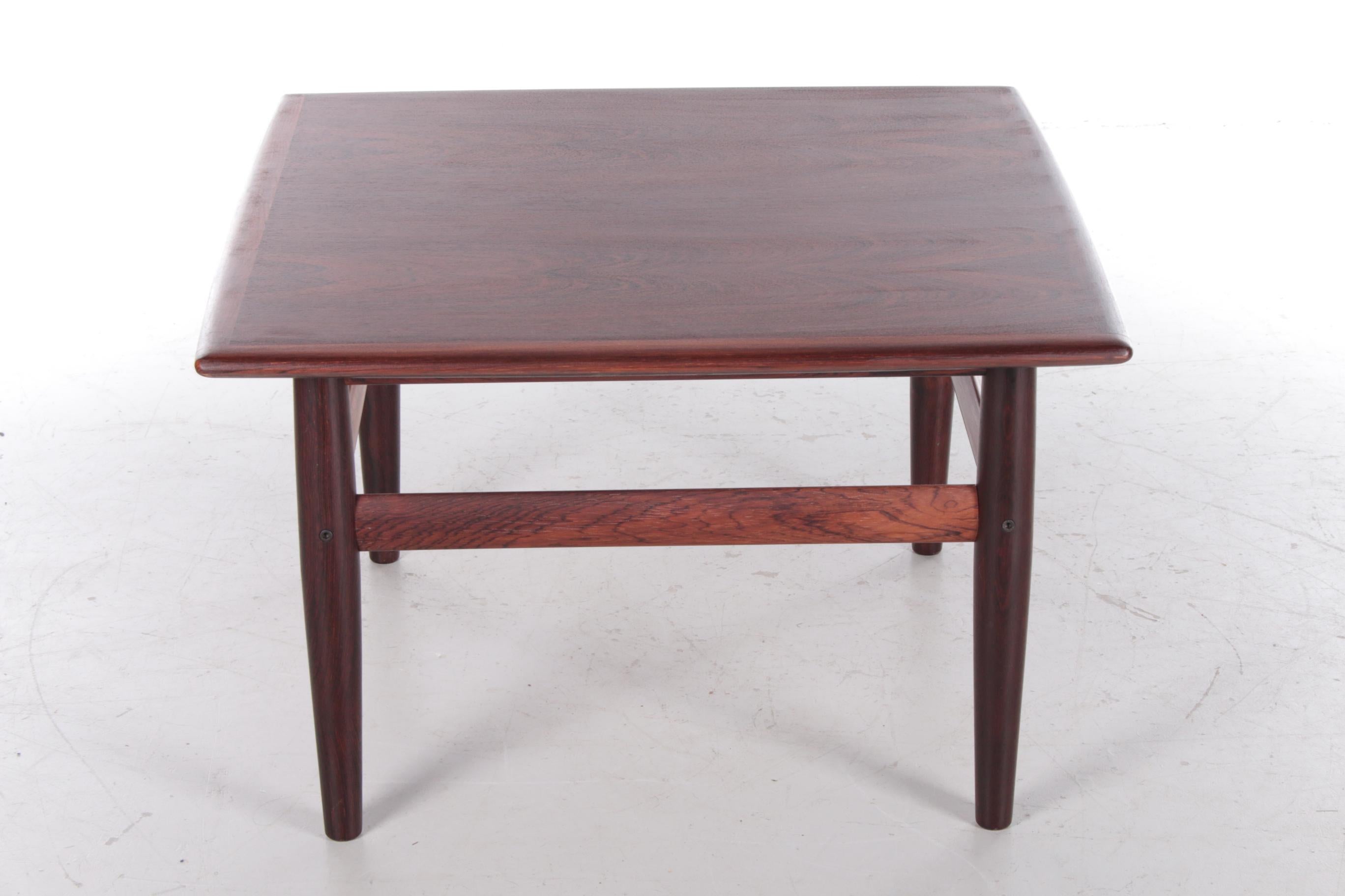 Mid-20th Century Vintage Darkwood Coffee Table Pure Class 1960s