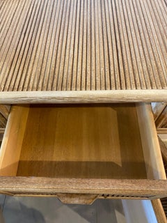 Vintage Palm Beach Bamboo Pencil Reed Credenza Cabinet Buffet Drawers Dresser