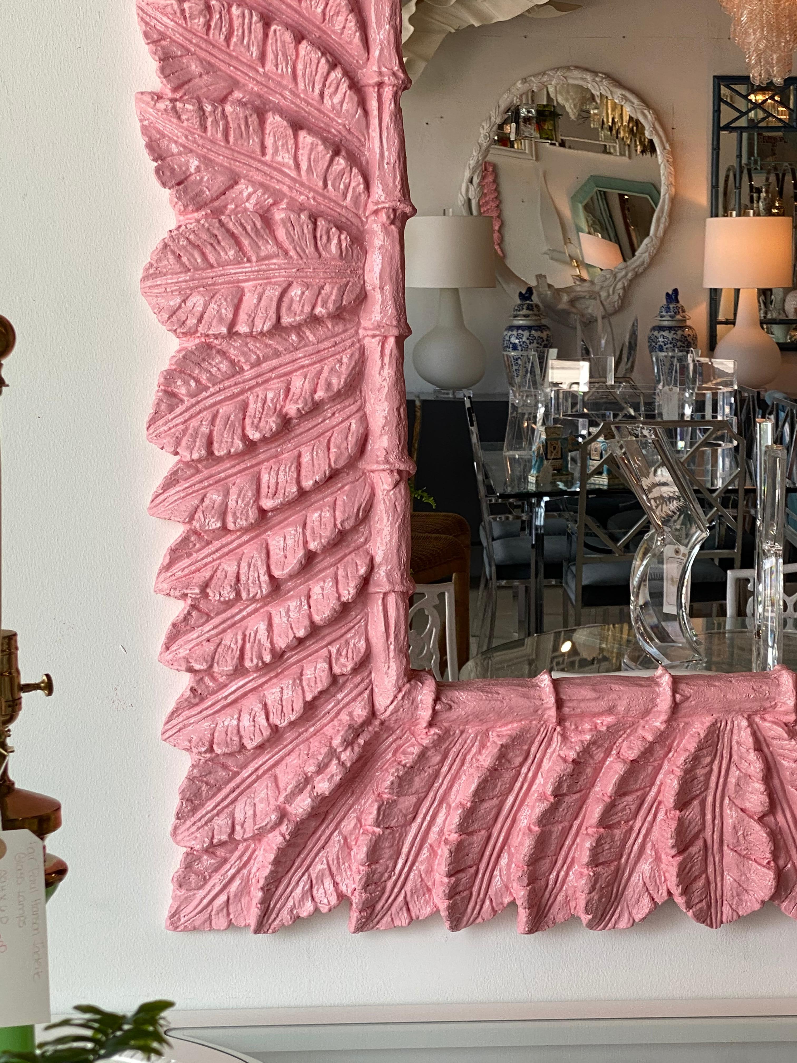 pink vintage mirror