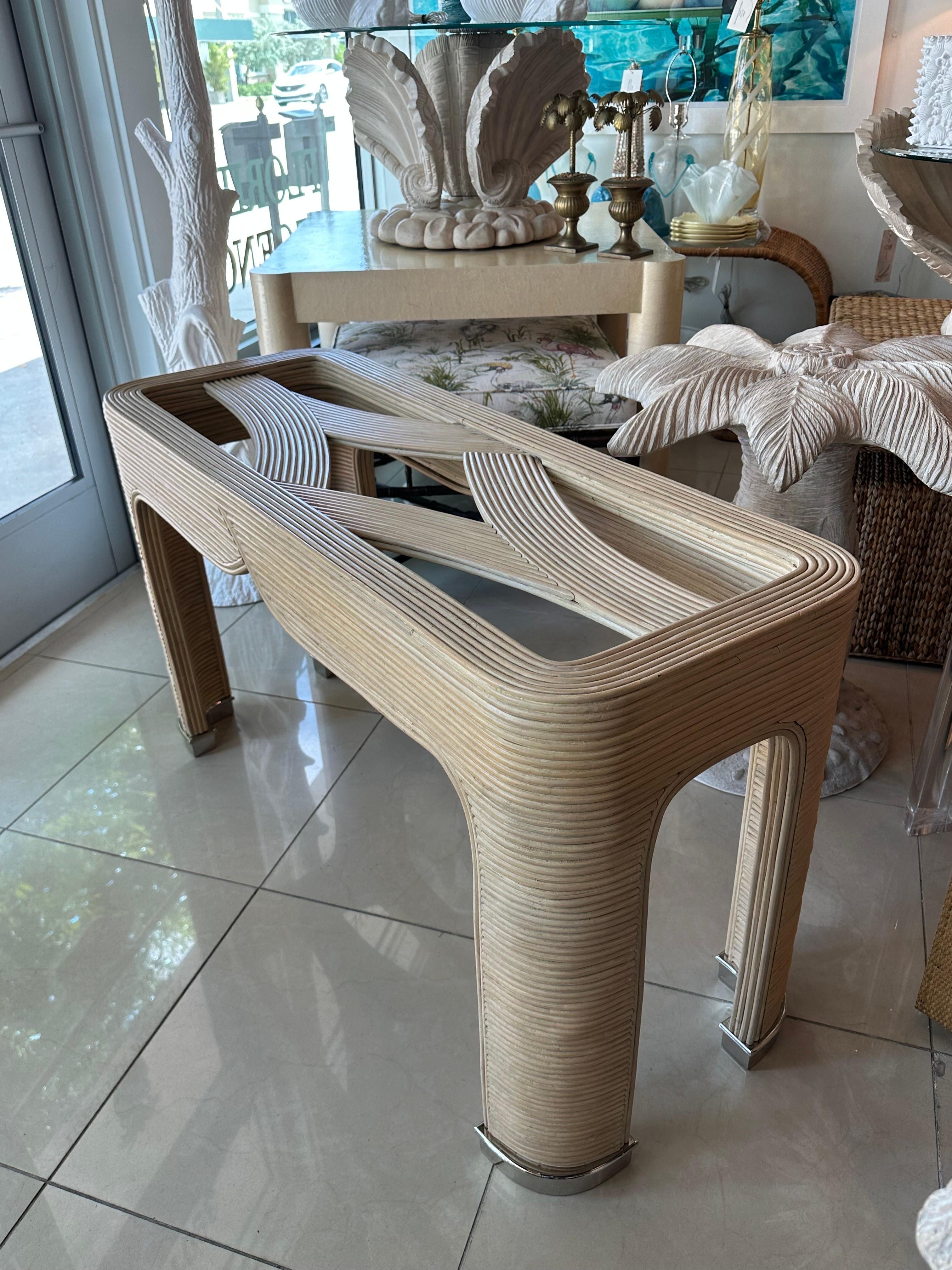 bamboo sofa table