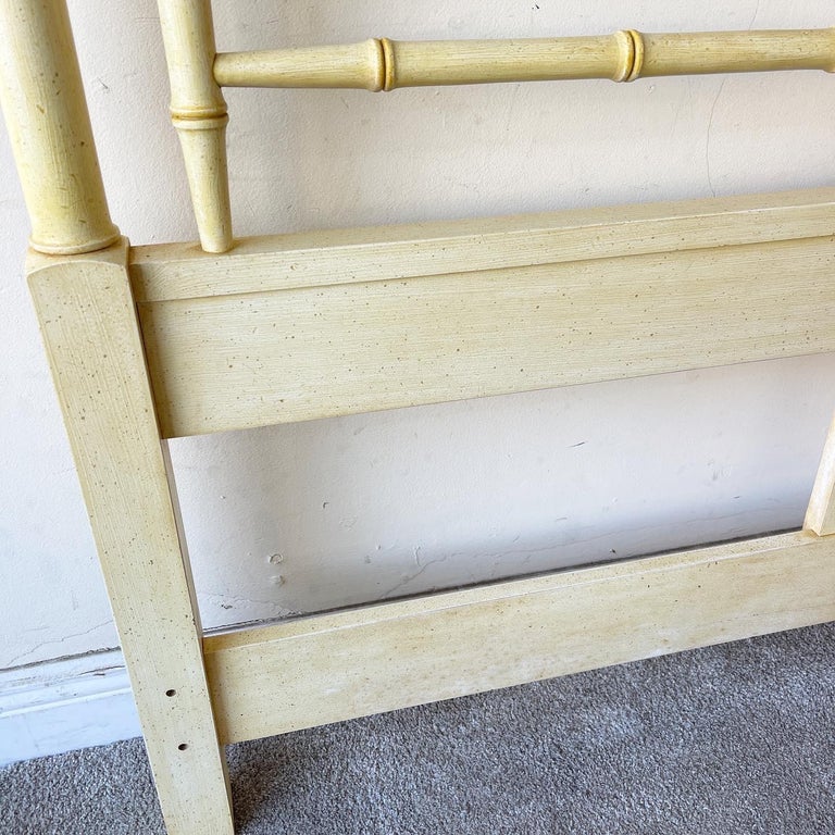 Vintage Palm Beach Regency Faux Bamboo King Size Headboard by Century