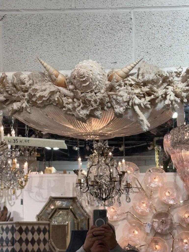 Découvrez le charme de la décoration côtière avec le miroir Vintage Palm Beach Shell, une pièce qui évoque l'essence de l'élégance au bord de l'océan. Pour ceux qui apprécient la beauté sereine des thèmes de plage, ce miroir sert d'élément décoratif