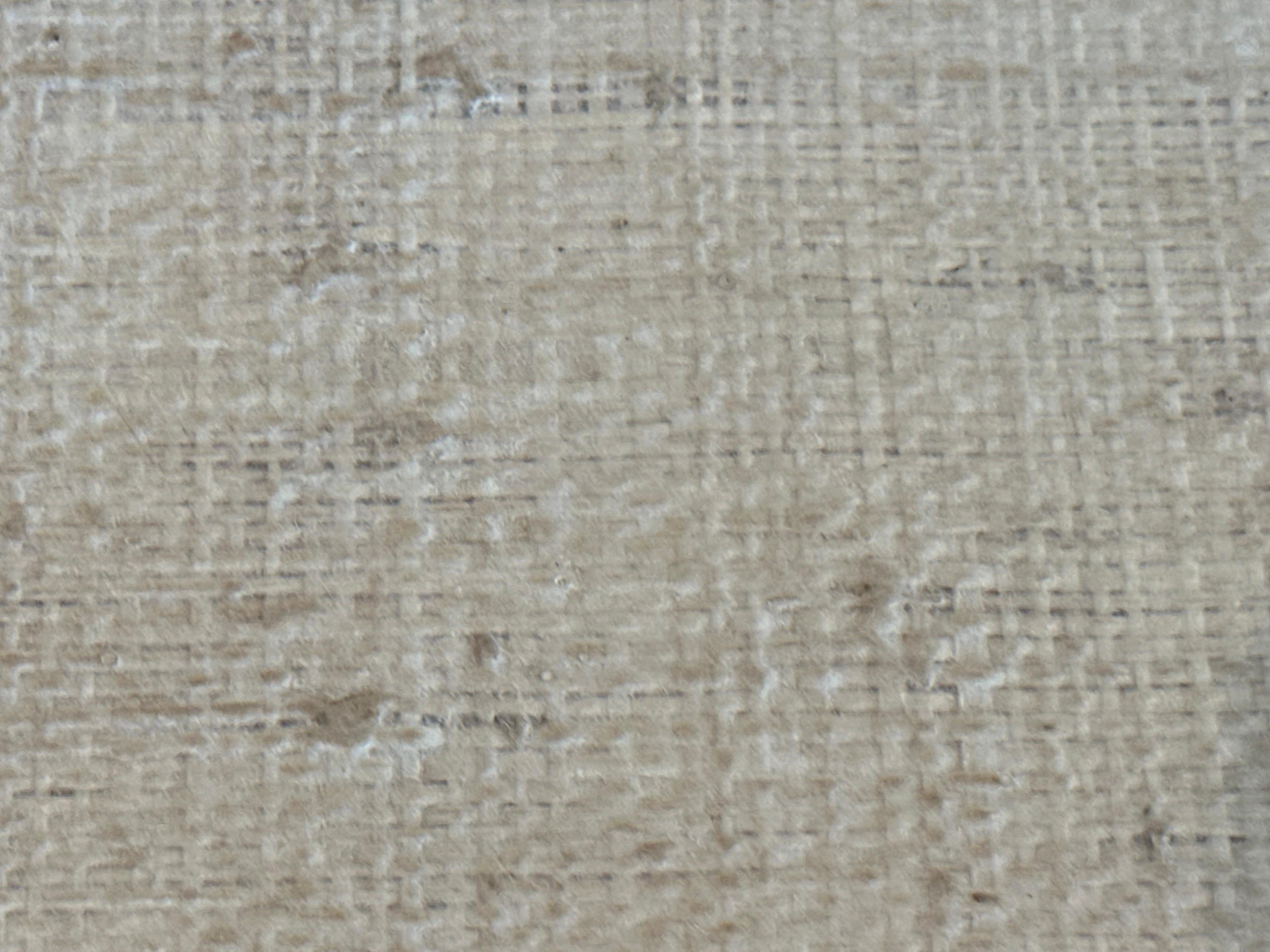 Vintage Palm Beach Tan Grasscloth Square Game Dining Table 3