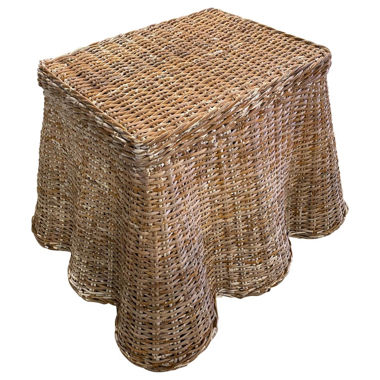Vintage Palm Beach Trompe L Oeil Wicker Draped Coffee Cocktail Side End Table For Sale At 1stdibs,Background Deforestation Clipart